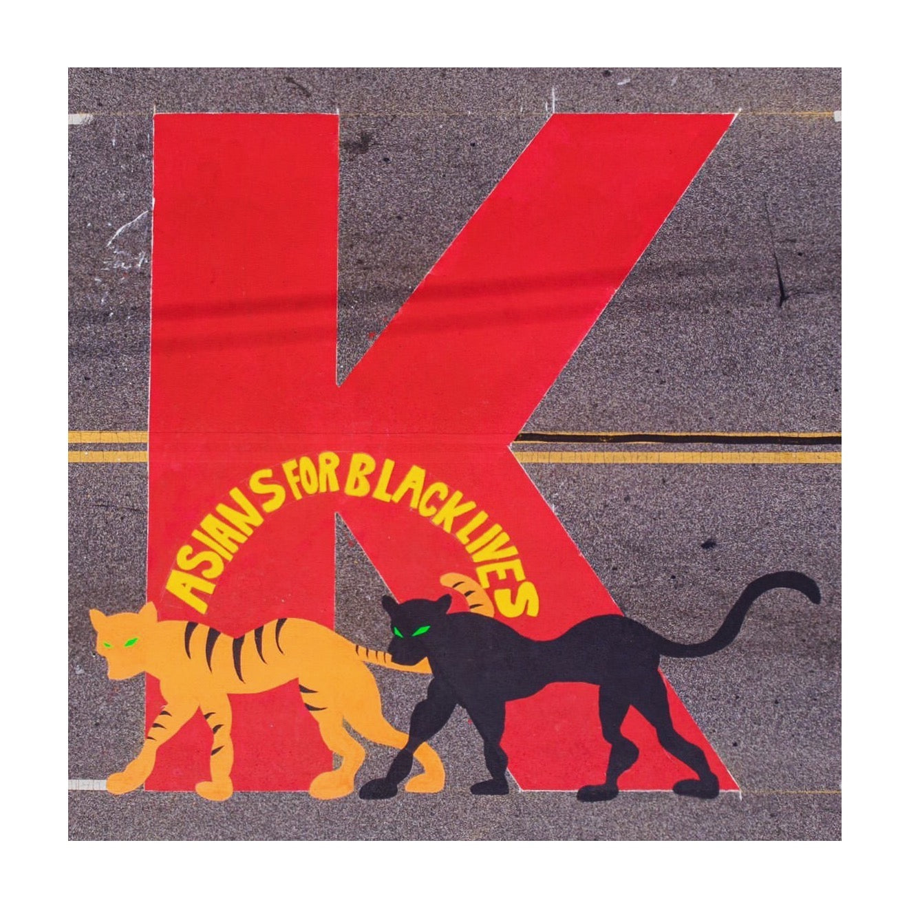 Black Lives Matter Street Mural