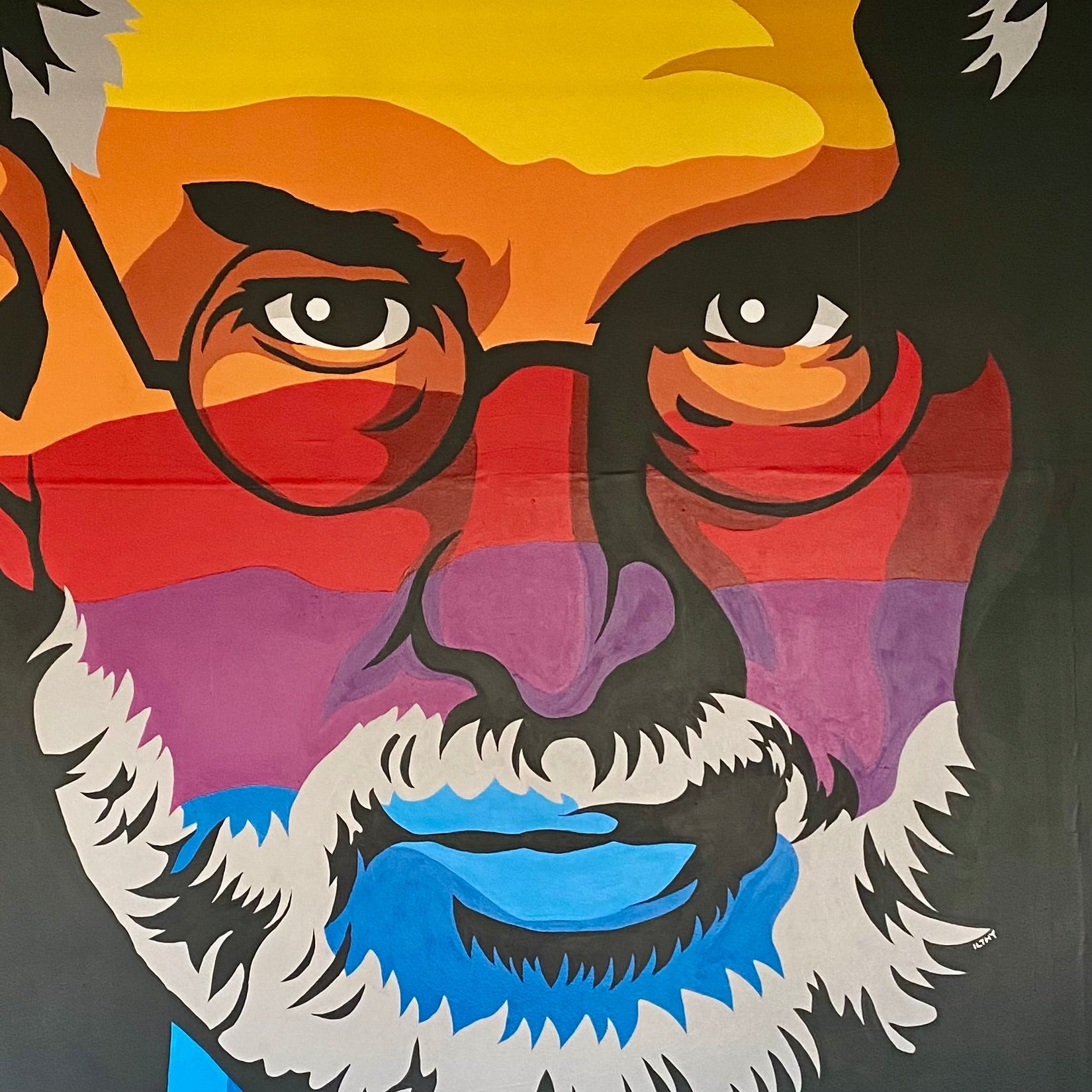 Steve Jobs Mural for Hotcards 2015