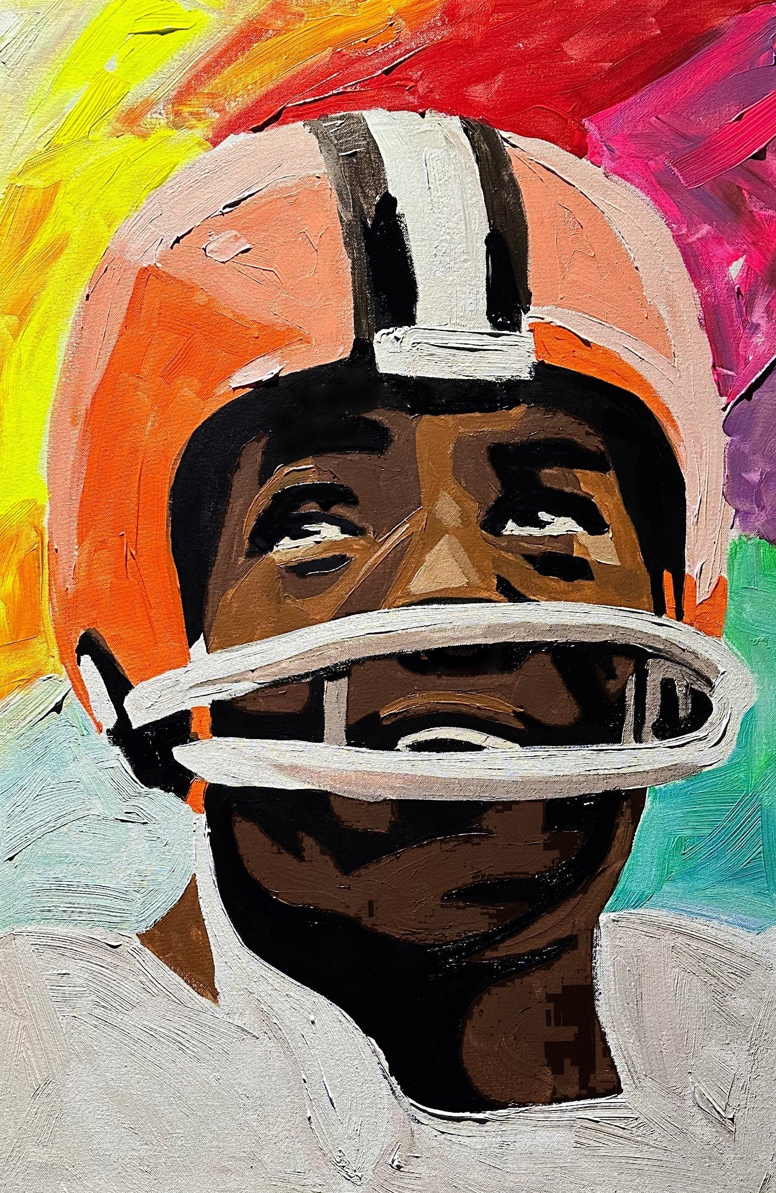 Jim Brown Live Painting in Los Angeles