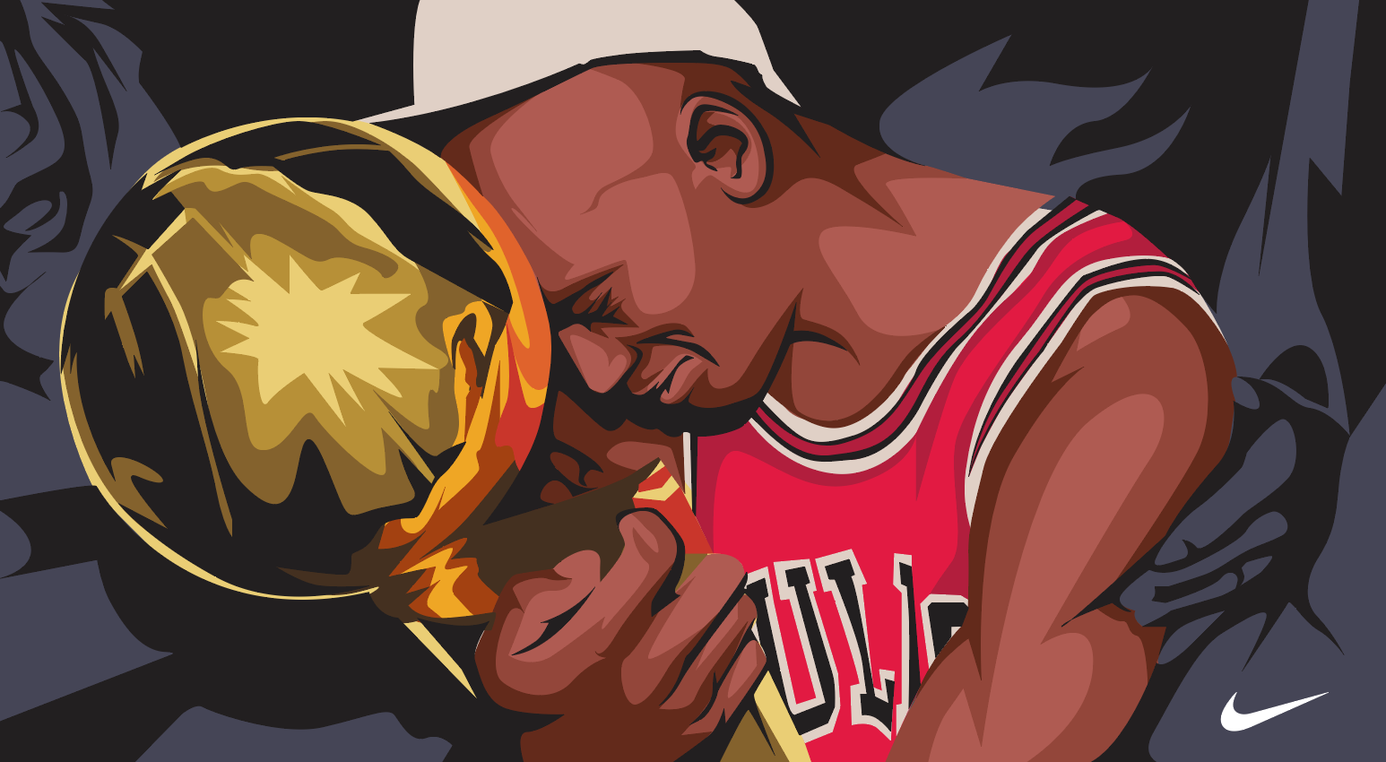 Michael Jordan Portrait for Nike