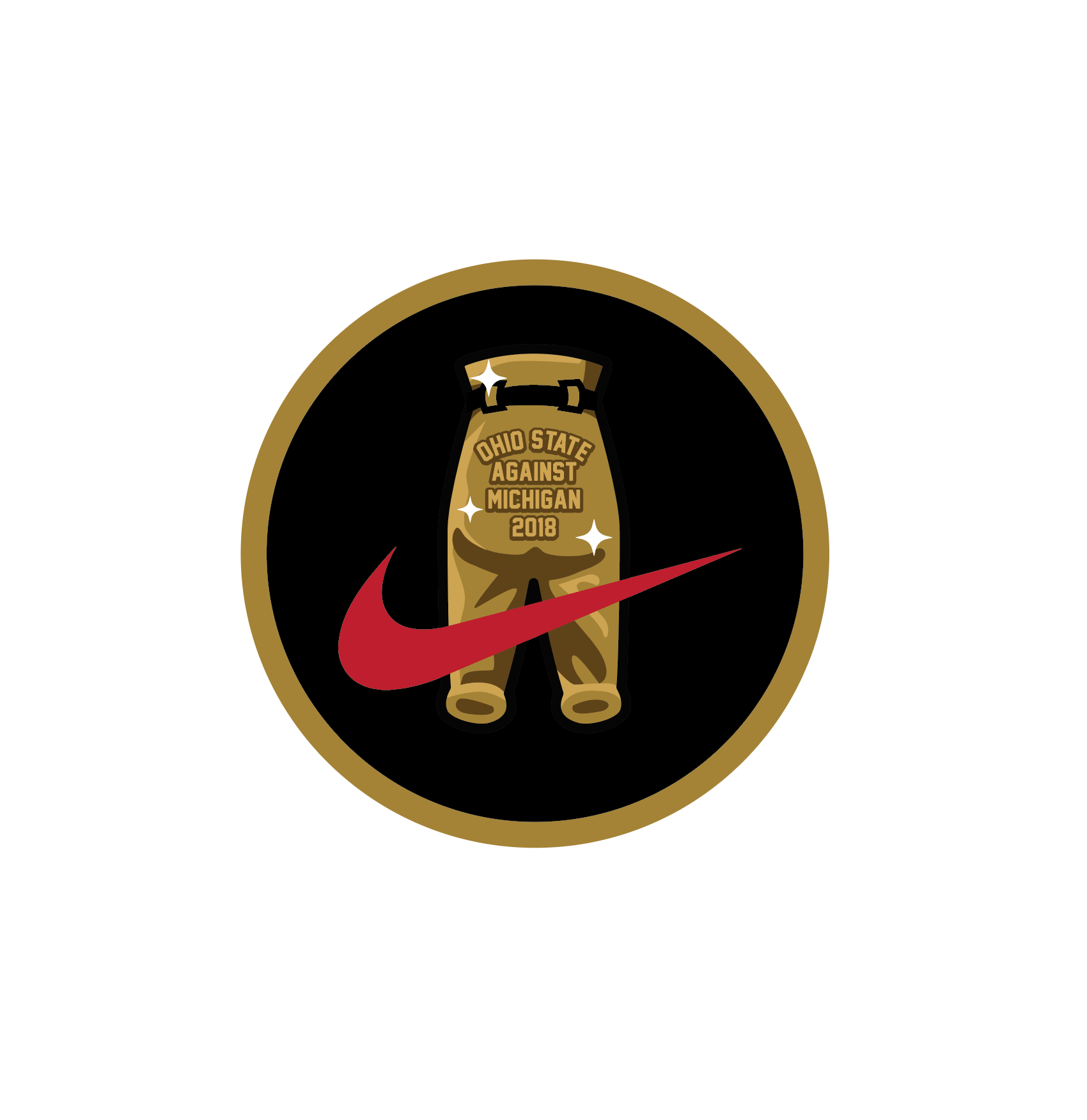 Ohio State Patch for Nike