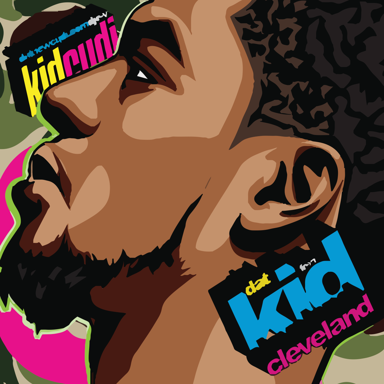E-V x Kid Cudi Dat Kid from Cleveland mixtape cover art