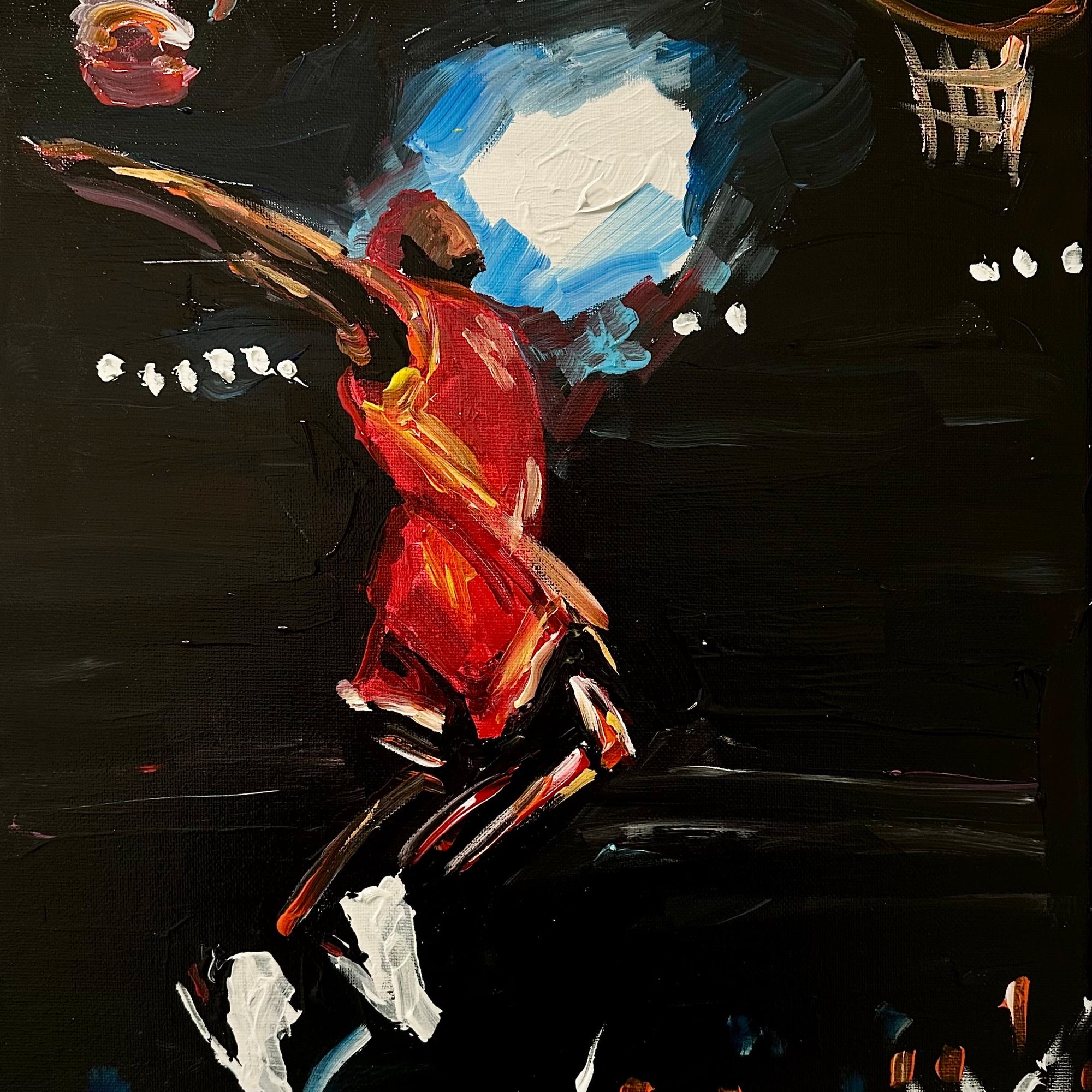 Lebron James Original Painting 16x24