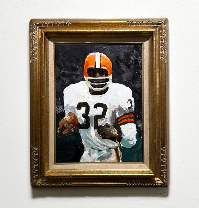 Jim Brown Original Painting 12x16 (Framed)