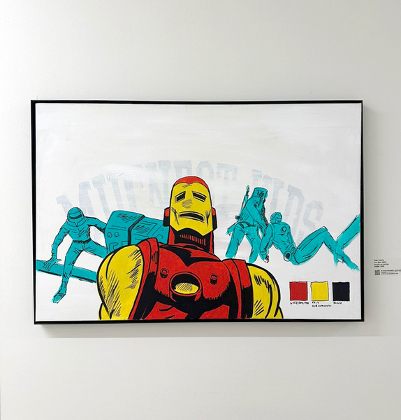 Ironman Original Painting 18x24 (Framed)