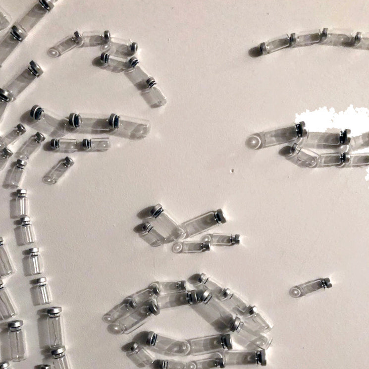 Marilyn Monroe Syringe Bottle Original Portrait