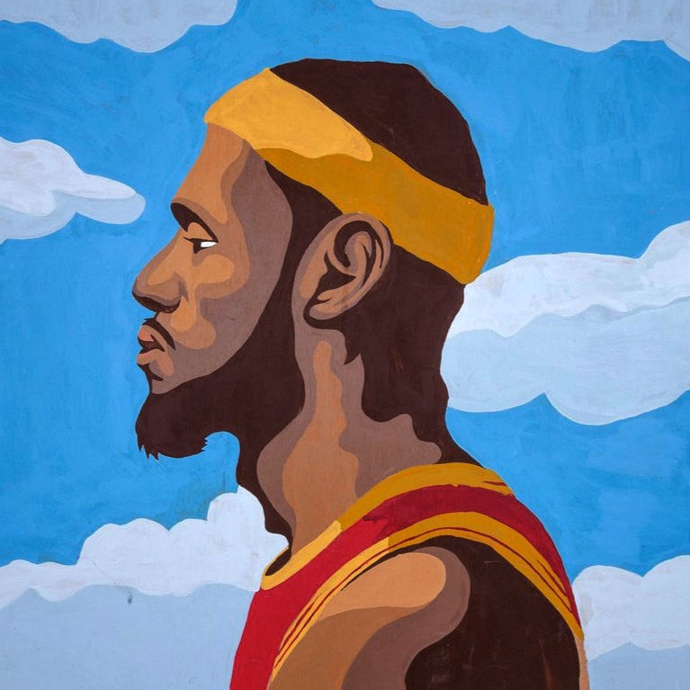 Original LeBron James Coming Home Painting (2014)
