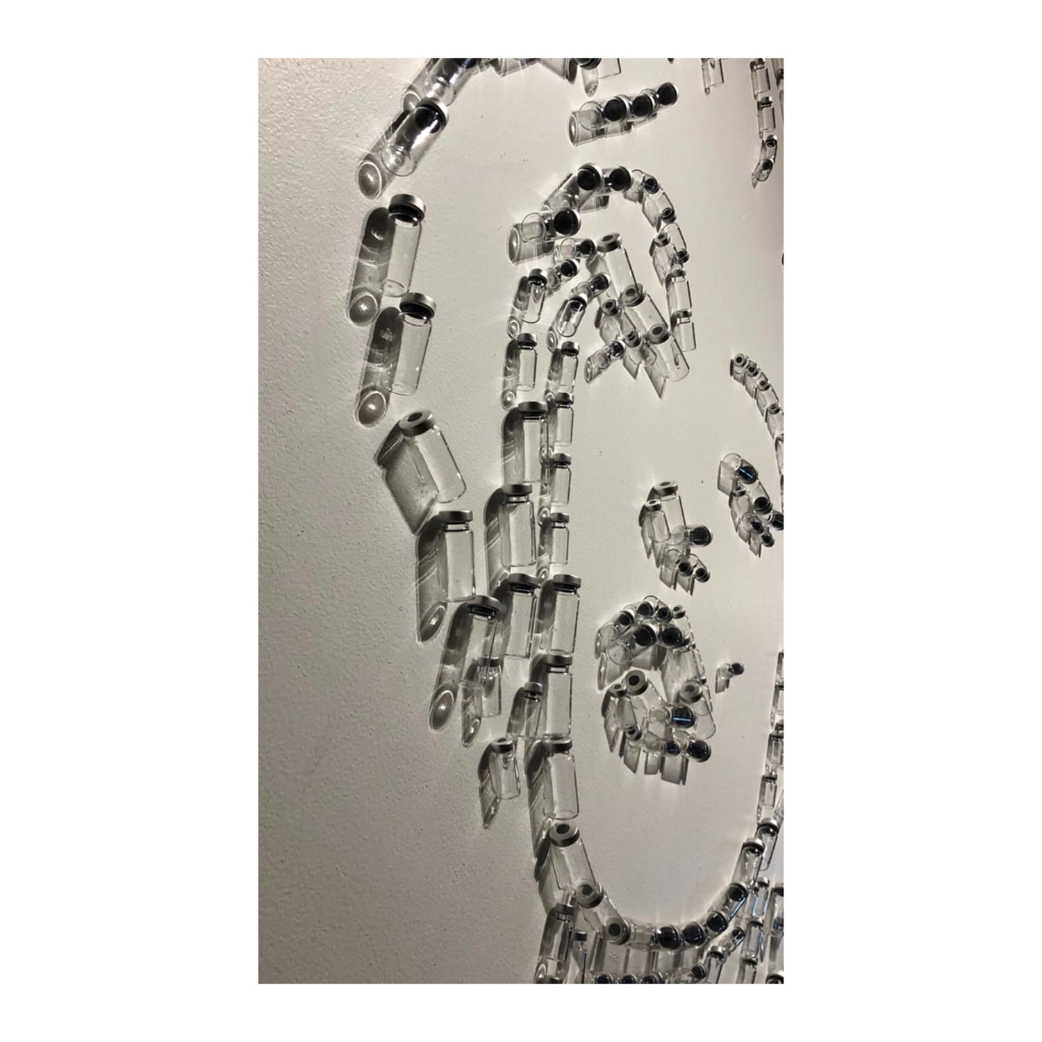 Marilyn Monroe Syringe Bottle Original Portrait