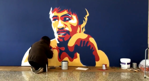 Mural Tribute to Manny Pacquiao