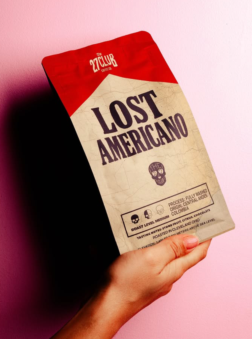 27 Club Lost Americano Coffee Bag