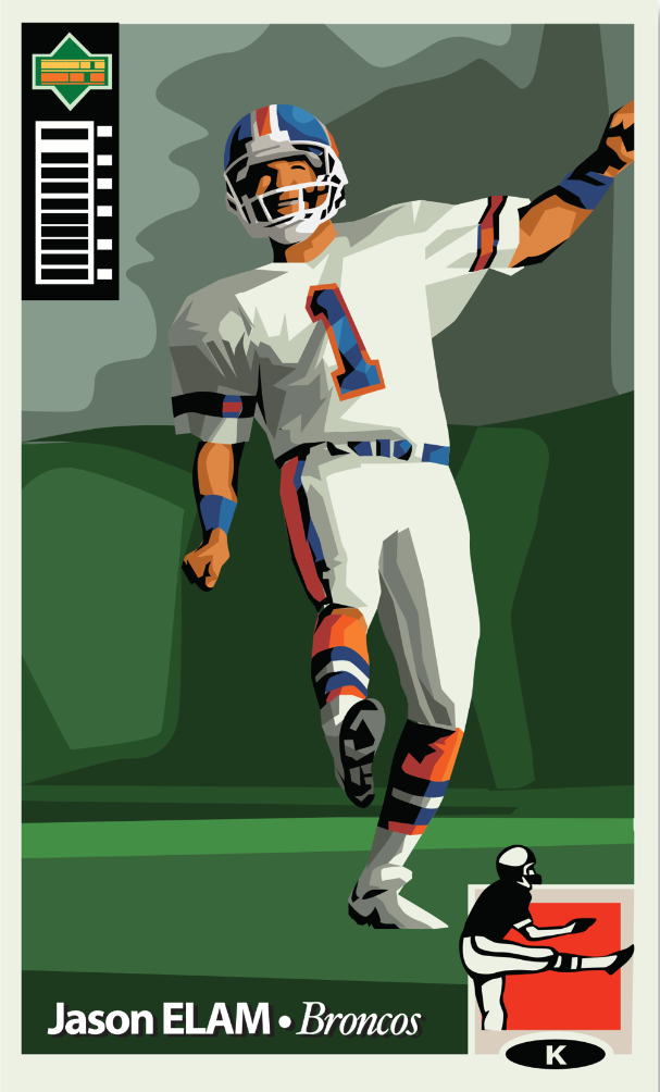 JASON ELAM FOR DENVER BRONCOS
