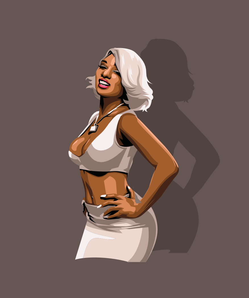 Megan the Stallion Illustration