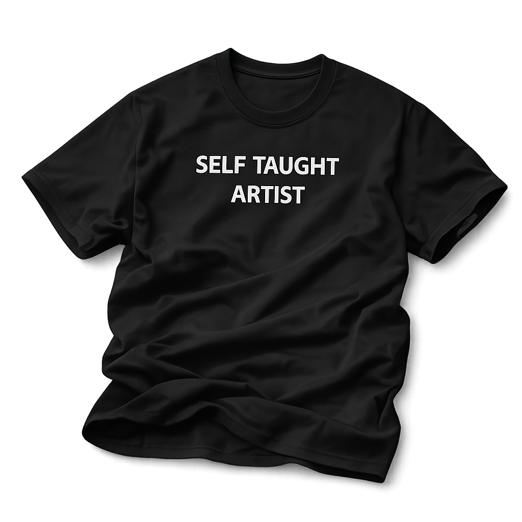 Self Taught Artist T-Shirt (Black)