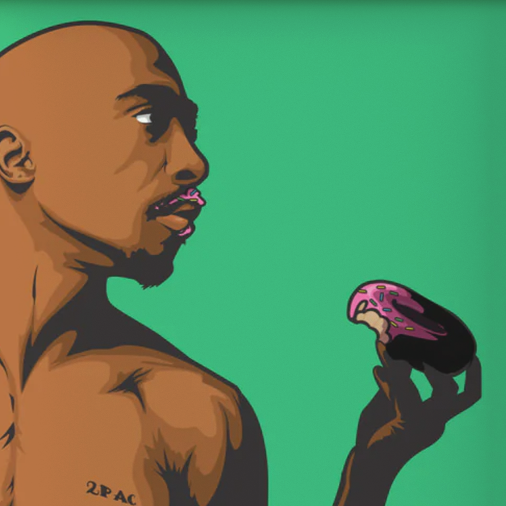 Donut for a G Photo paper poster