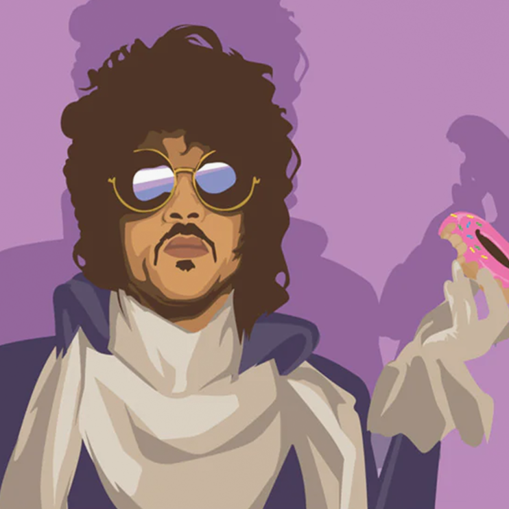 Prince Tribute Photo paper poster