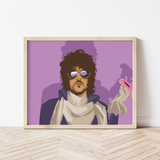 Prince Tribute Photo paper poster