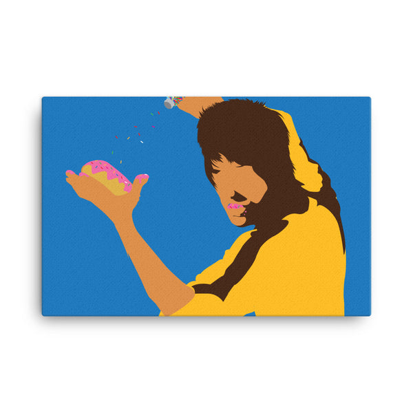 Simple Jeet Kune Donut Canvas