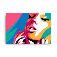Blissful Face Canvas