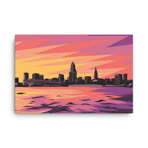 Cleveland Skyline 24x36