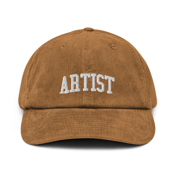 ARTIST ARCHED LOGO Corduroy hat