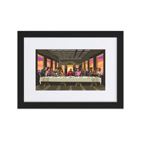 New Last Supper Framed Poster With Mat