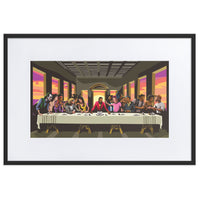 New Last Supper Framed Poster With Mat