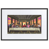 New Last Supper Framed Poster With Mat