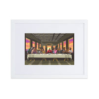 New Last Supper Framed Poster With Mat