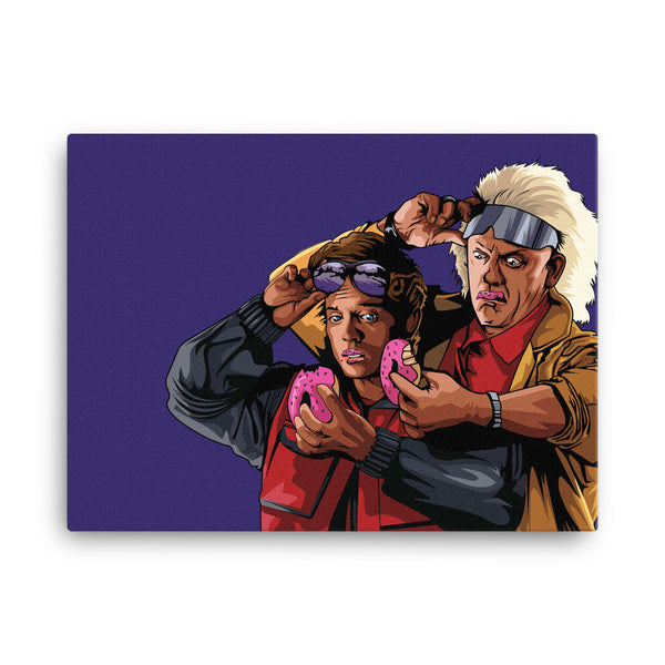 Donuts to the Future Canvas